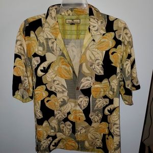 Tommy Bahama Size L Silk Shirt